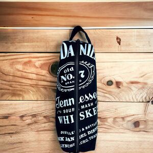 JACK‎ DANIEL'S TOILETRY WHISKEY TRAVEL BLACK BAG KIT OLD N7 TENNESSEE ZIP